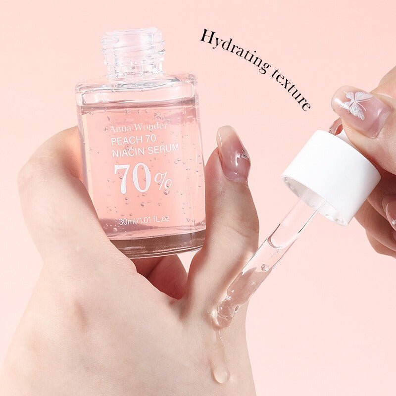 Anua Wonder Peach 70% Niacinamide Serum brightening hydrating face serum hyperpigmentation treatment reducing melanine daily clean beauty, 30ml SKU: WB-UA1652
